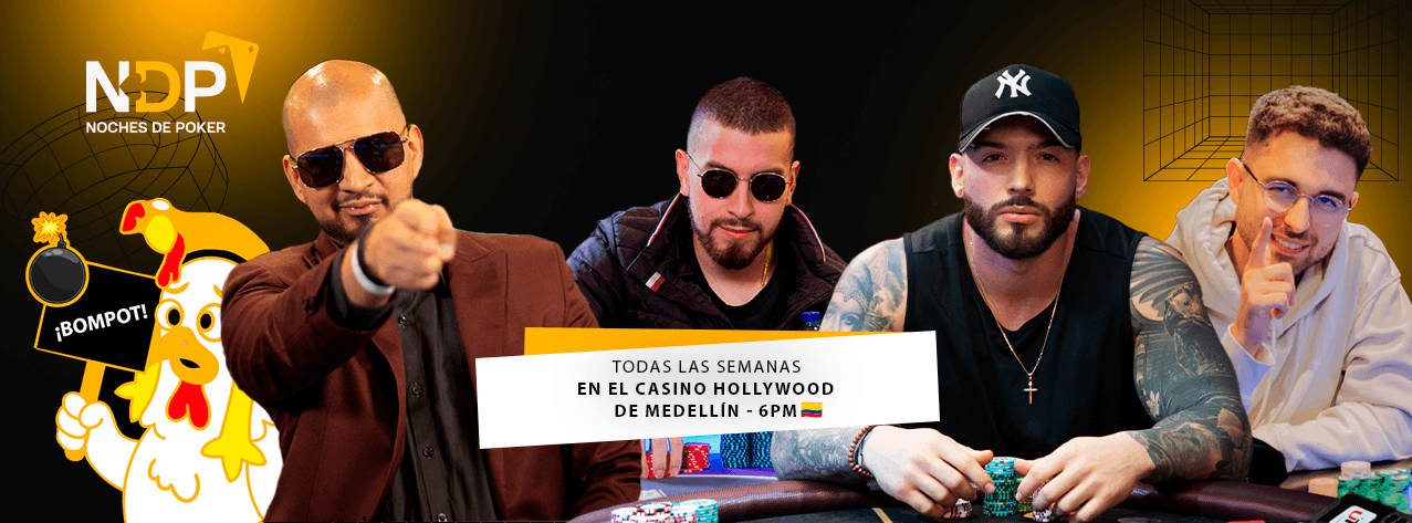 Noches de Poker - Todas las semanas en el Casino Hollywood de Medellín